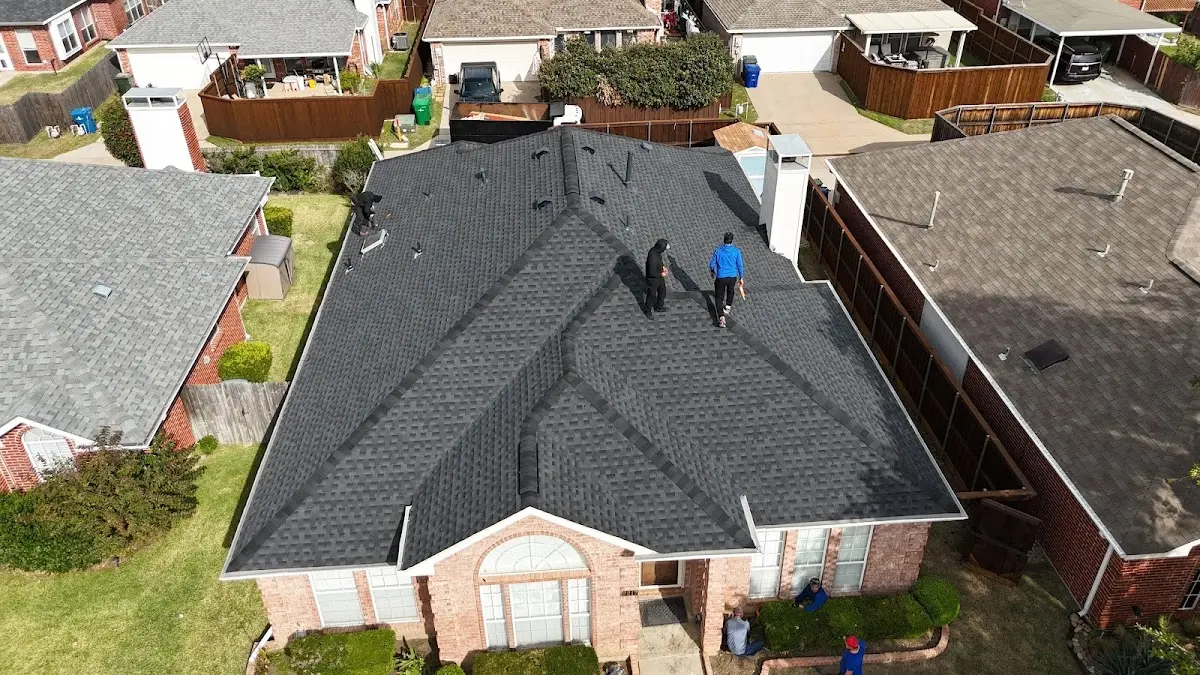 Slate & Tile Roof Repair work in progress on a St. Albans property